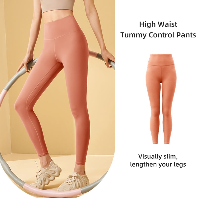 🎁Summer Promotion🔥High Waisted Tummy Control Side Pocket Shaping Training Leggings