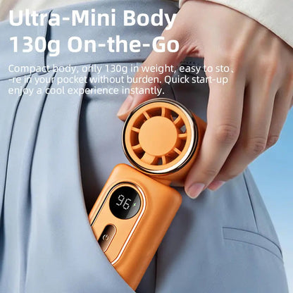 Portable 3-in-1 Clip Fan 3000mAh Rechargeable 5-Speed Adjustable Cooling Fan for Travel Office & Outdoor