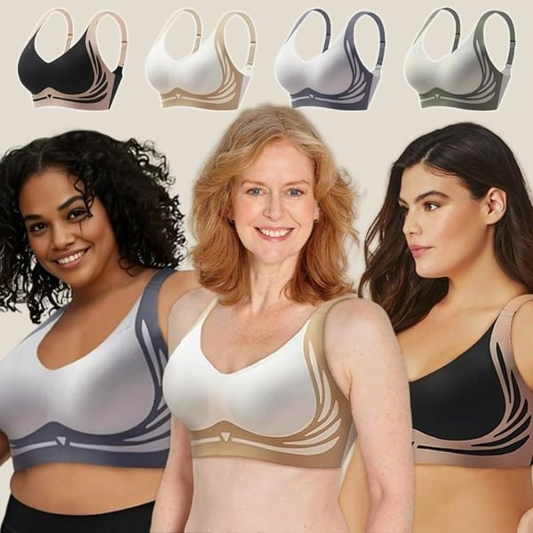 🎁Last Day Buy 1 Get 3 Packs🔥Super Firming Wire-Free Push Up Bra All-Day Comfort No More Sagging