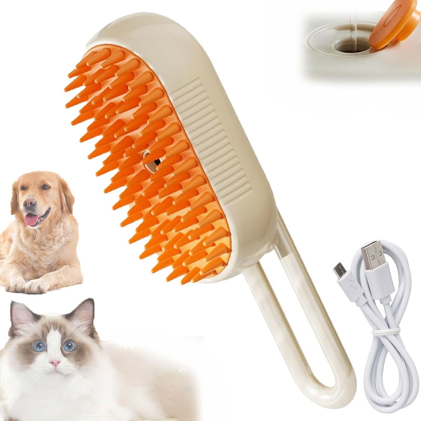 🔥Last Day Promotion 49% OFF - Pet Steam Brush