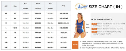 💖Buy 2 Free Shipping ✨Aleumdr Women's One Piece Swimsuit