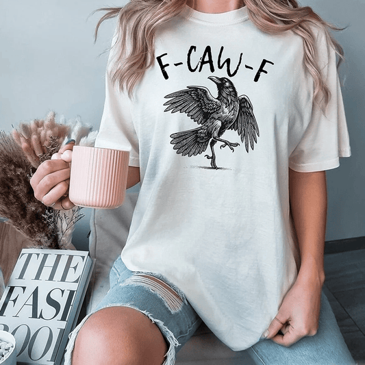 🔥Hot Sale 49%🔥Humorous Crow Graphic T-Shirt – Say It With a Caw!