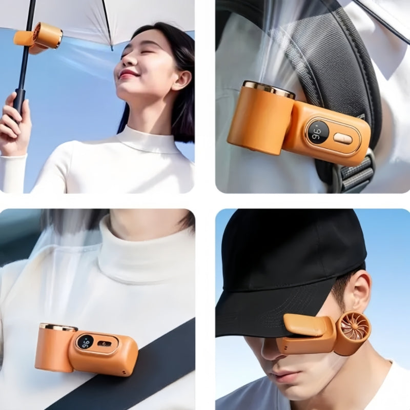 Portable 3-in-1 Clip Fan 3000mAh Rechargeable 5-Speed Adjustable Cooling Fan for Travel Office & Outdoor