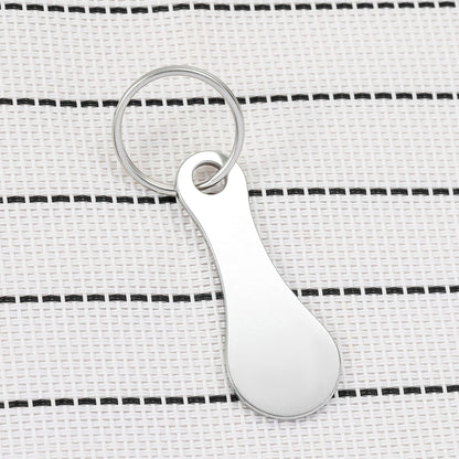 🔥Last Day 49% OFF - Mini Aluminum Alloy Key Ring Shopping Trolley Tokens