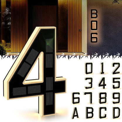 🔥Hot Sale Promotion 49% OFF🎁✨Lighted House Numbers for Outside