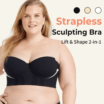 🎁HOT SALE  49% OFF🔥2-in-1 Strapless Sculpting Bra – Lift & Shape