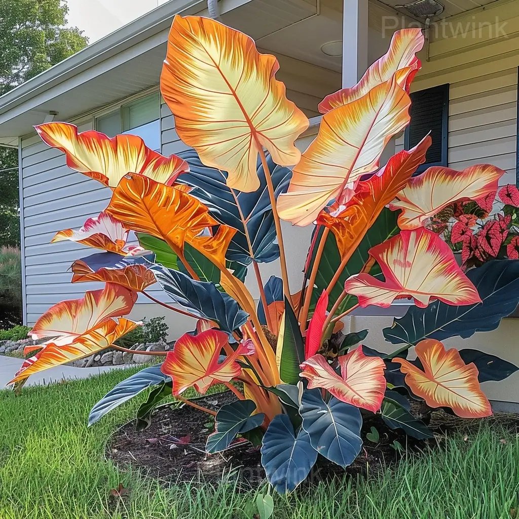 Royal Velvet-Giant Alocasia Bulbs🍃Transform Your Space with Tropical Majesty