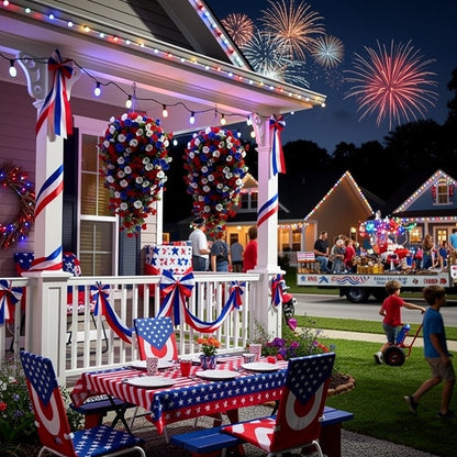 Morning Glory Vines - 4th of July Decor