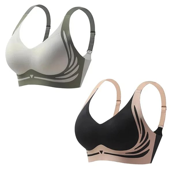 🎁Last Day 49% OFF🔥Super Gather Bra | Wireless Push-up Bra👍No More Sagging Breasts