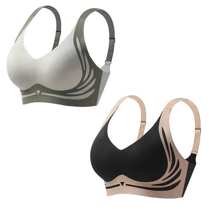 🎁Last Day 49% OFF🔥Super Gather Bra | Wireless Push-up Bra👍No More Sagging Breasts