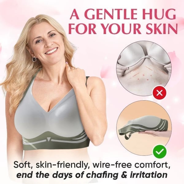 🎁Last Day 49% OFF🔥Super Gather Bra | Wireless Push-up Bra👍No More Sagging Breasts