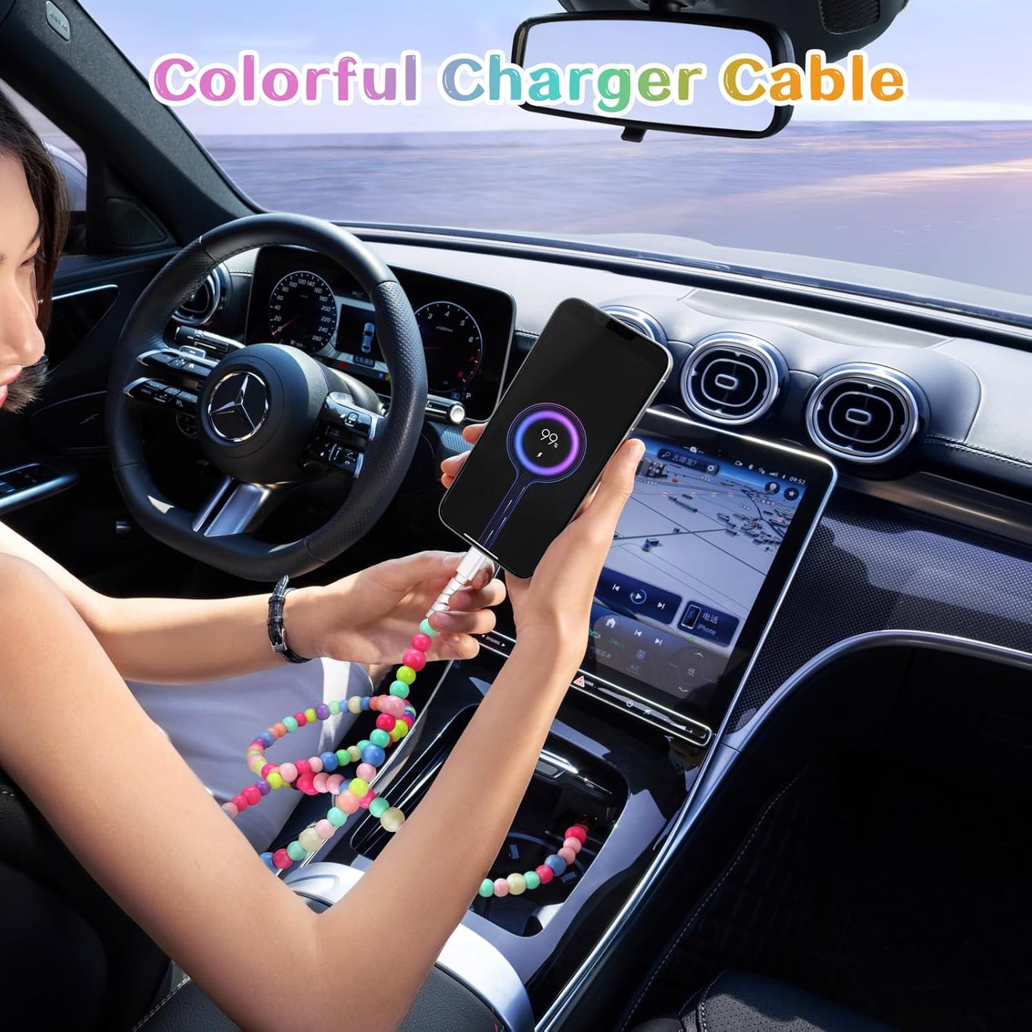 🎁Summer Promotion🌈Colorful charger cable⚡