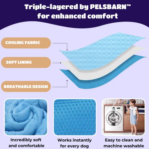 🔥Limited Time Promotion🧊Dog Cooling Mat (4x more effective)