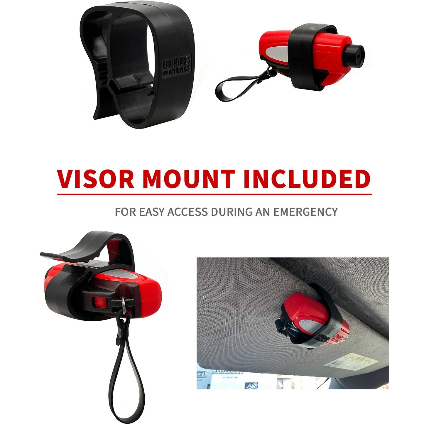 🏆Summer Promotion🔥2-in-1 Emergency Window Breaker & Seatbelt Cutter