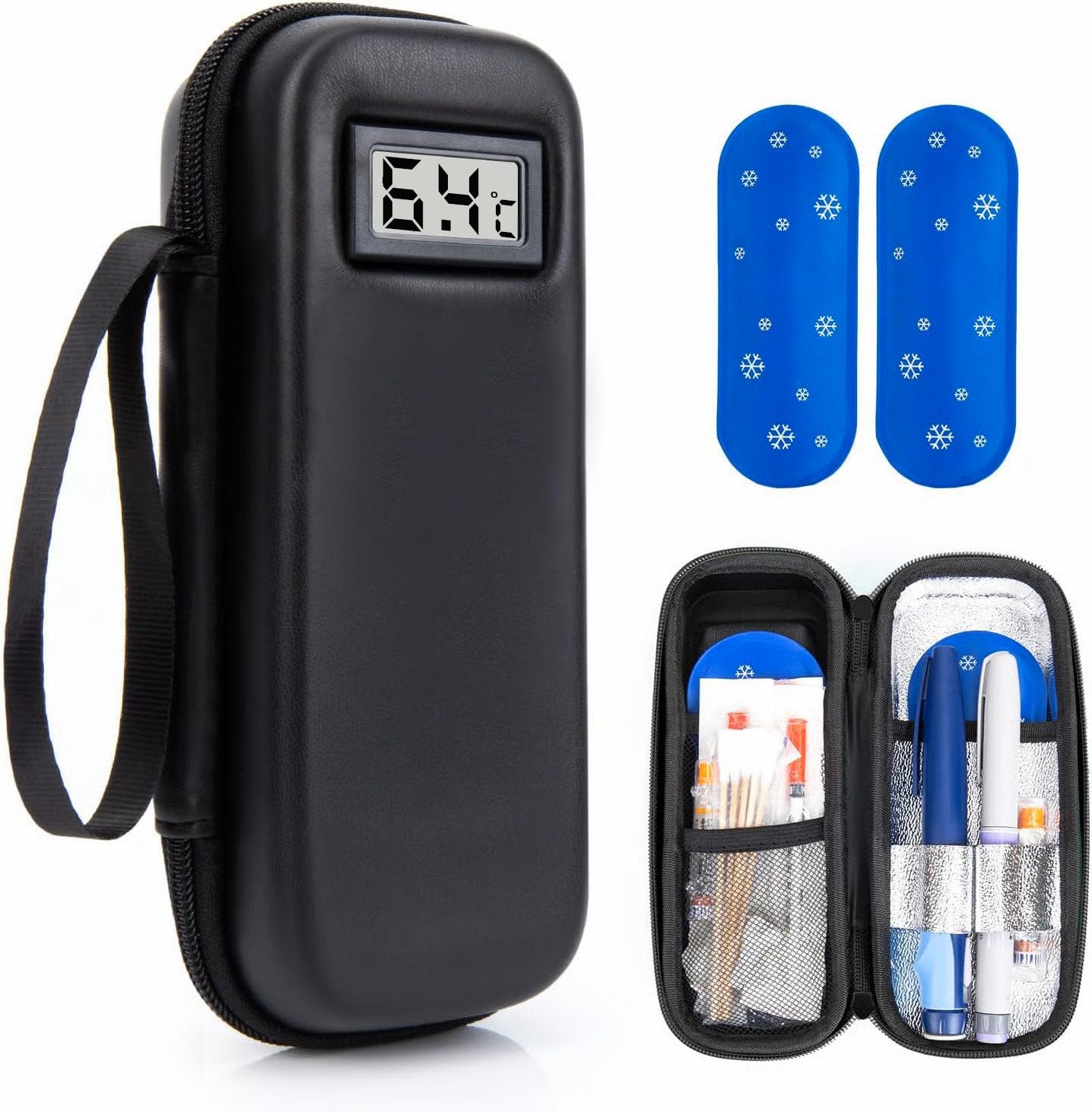 ✨Summer Promotion - 49% OFF🔥Insulin Cooler Travel Case with Temperature Display