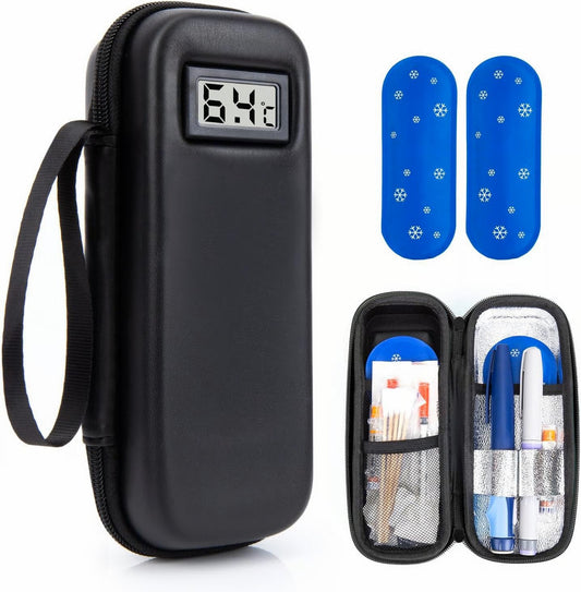 ✨Summer Promotion - 49% OFF🔥Insulin Cooler Travel Case with Temperature Display