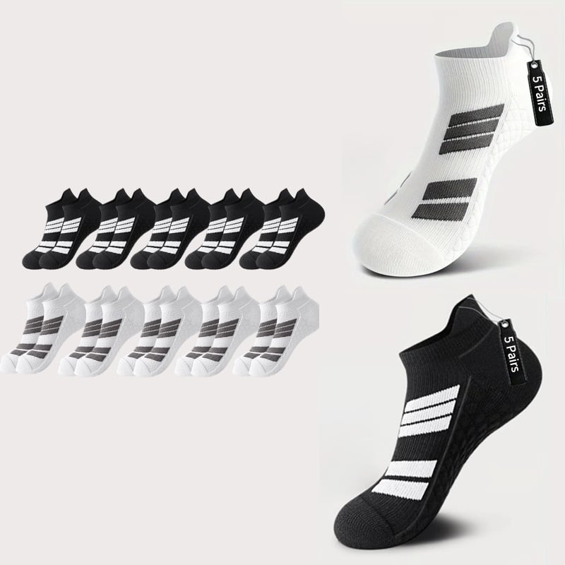 🧦 Unisex No-Show Socks – Non-Slip, Breathable & Perfect for Sports