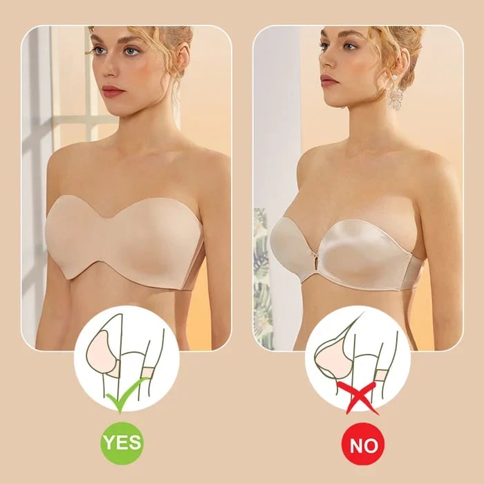 🏆Summer Promotion - 49% OFF🔥Full Support Non-Slip Convertible Bandeau Bra