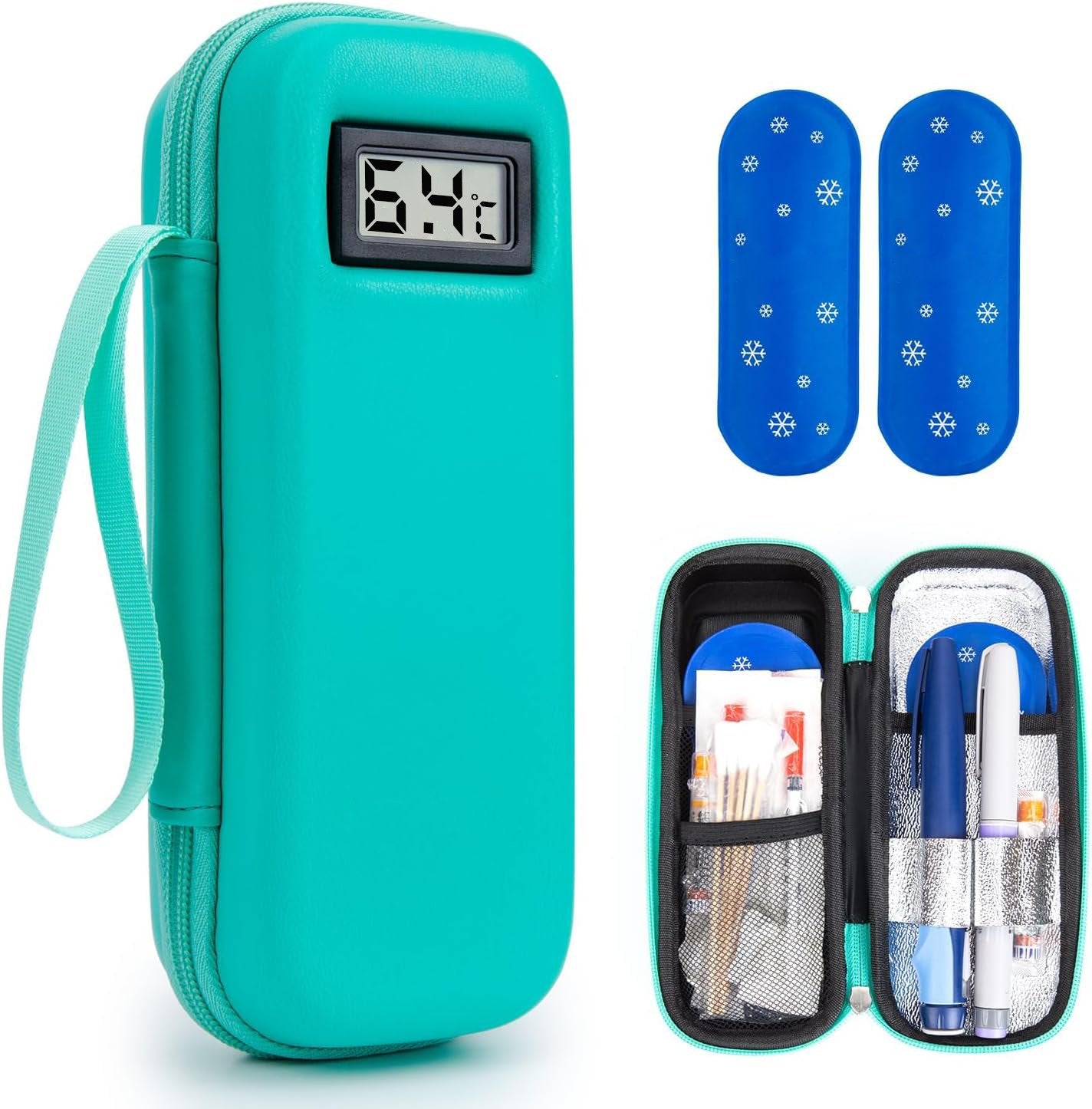 ✨Summer Promotion - 49% OFF🔥Insulin Cooler Travel Case with Temperature Display