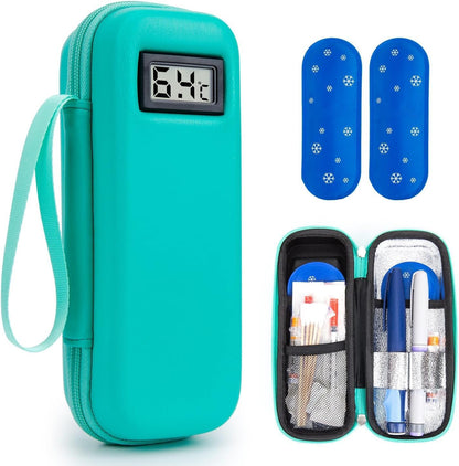 ✨Summer Promotion - 49% OFF🔥Insulin Cooler Travel Case with Temperature Display