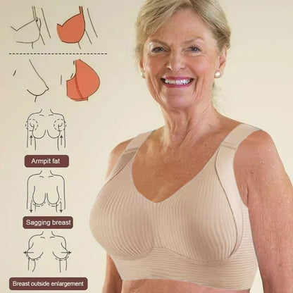 🎁Last Day Buy 1 Get 2 Packs🔥 Super firming bra | Wire-free comfortable bra 👍 No more sagging breasts