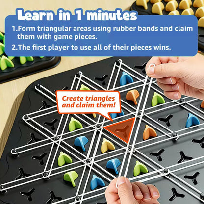 Chain Triangle Puzzle Game Strategic Brain Builder for Kids & Adults
